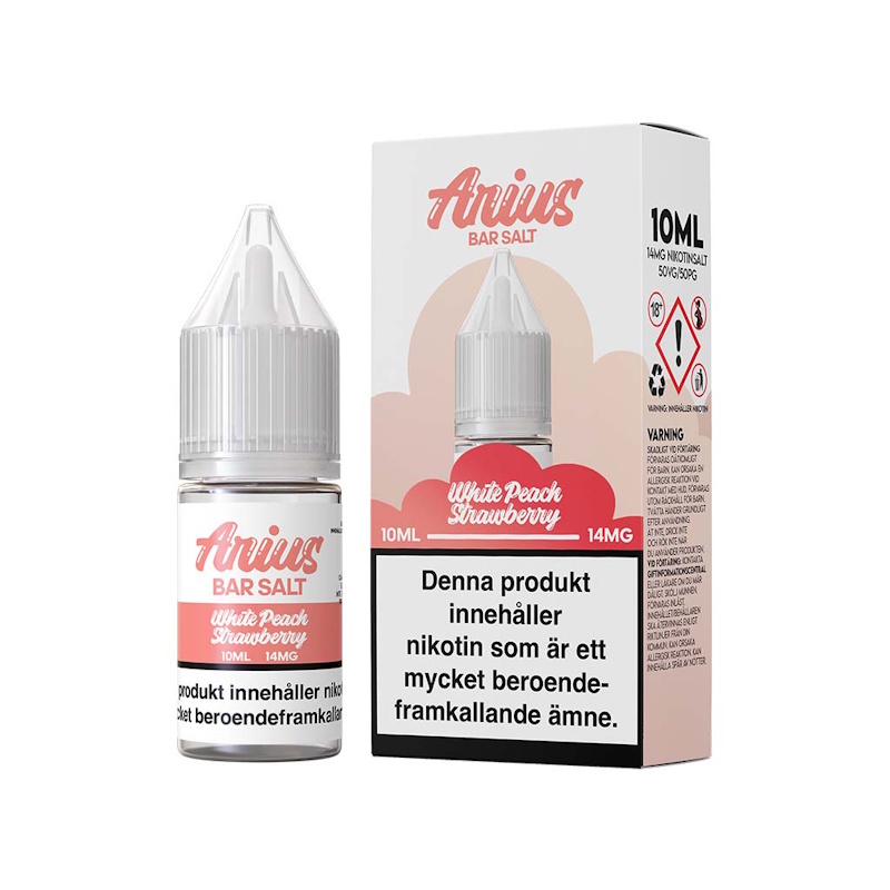 Arius Nicsalt 10ml 14mg White Peach Strawberry