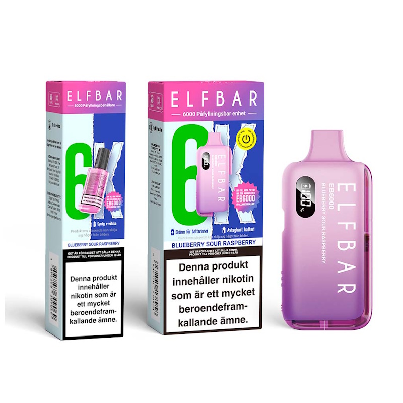 Elfbar 6k Blueberry Sour Raspberry