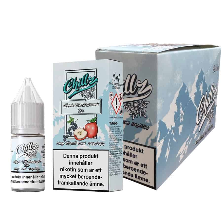 Apple Blackcurrant Ice Chillz Salts 14mg 10ml