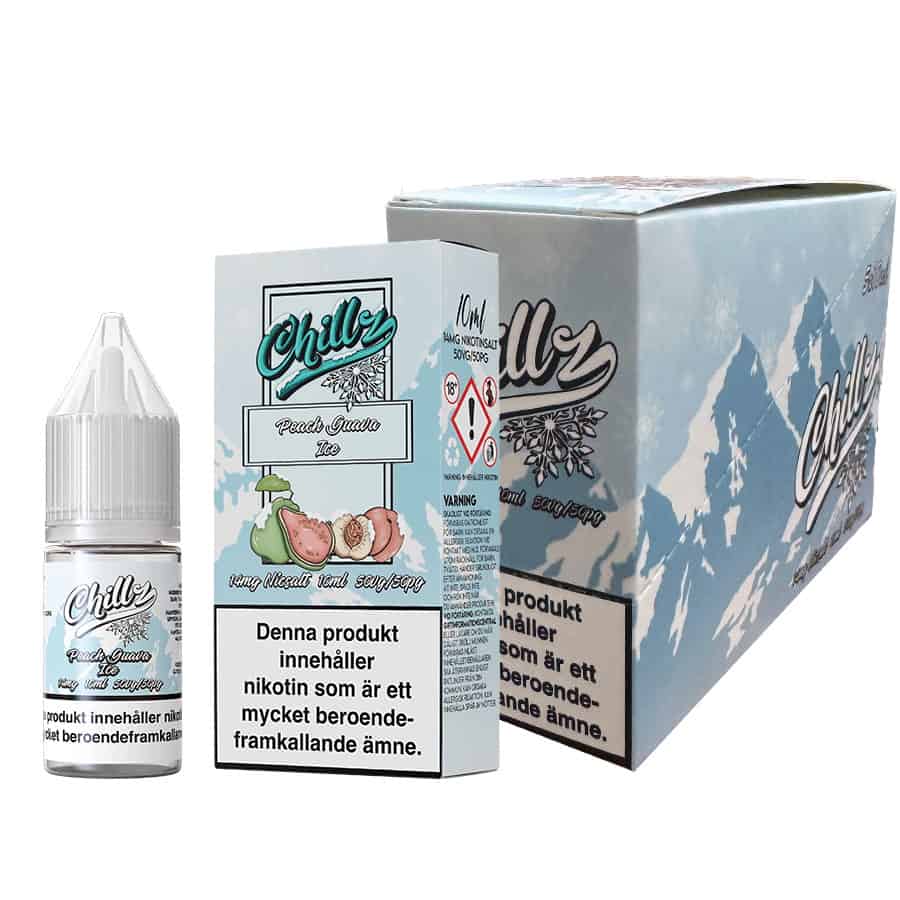 Peach Guava Ice Chillz Salts 14mg 10ml