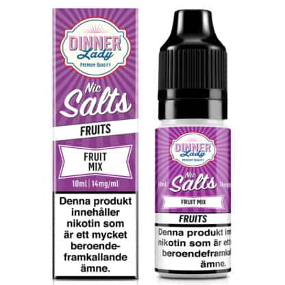 Fruit Mix Dinner Lady Nic Salts 14mg