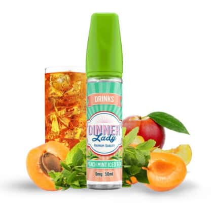 Peach Mint Iced Tea Dinner Lady Drinks Shortfill 50ml