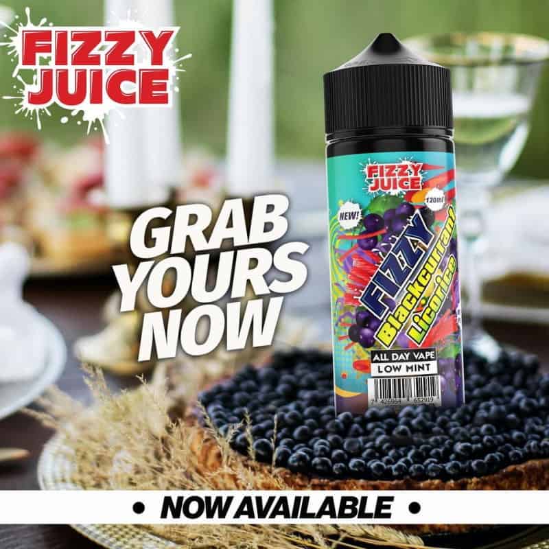 Blackcurrant Licorice Fizzy Shortfill 100ml