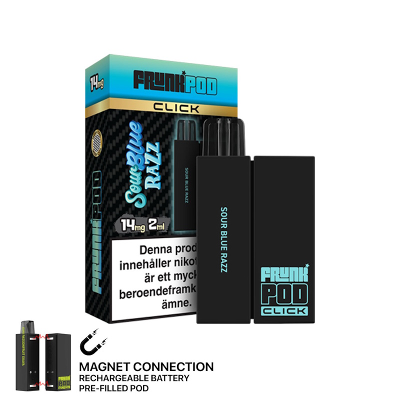 Frunk Pod Click Sour Blue Razz