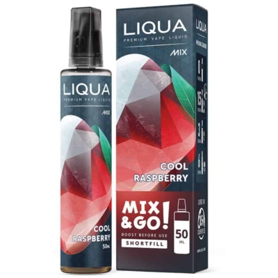 Cool Raspberry från Liqua Mix&GO (50ml Nikotinfri Shortfill)