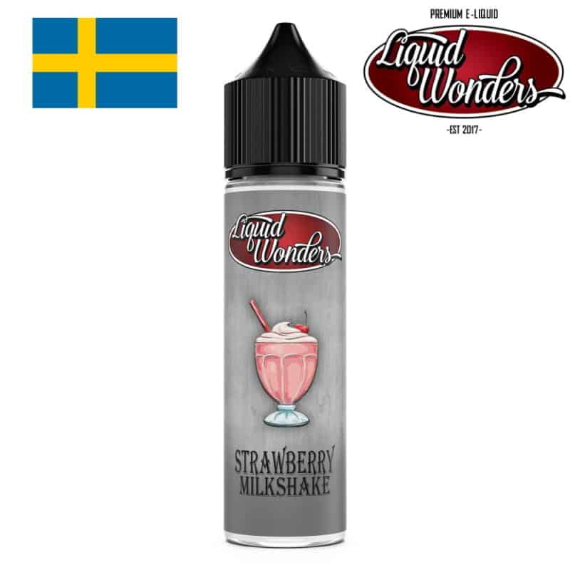 Strawberry Milkshake Liquid Wonders Shortfill 50ml