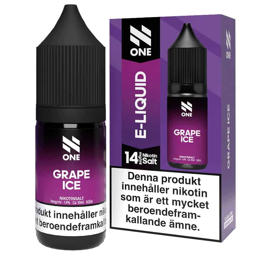 Grape Ice N One Salt 14mg 10ml