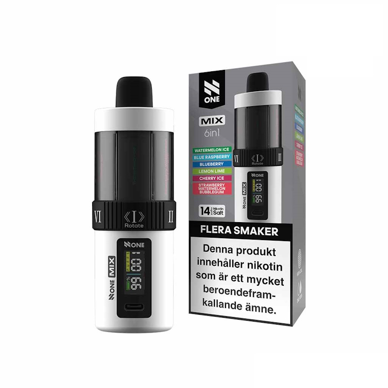 None 6in1 Mix Flavour White 14mg