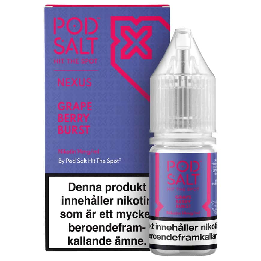 Grape Berry Burst Nexus Pod Salt 14mg 10ml