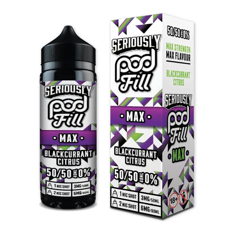 Blackcurrant Citrus Seriously Podfill Max 40ml