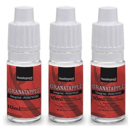 Granatapple Sundbygaard 10ml Bottles