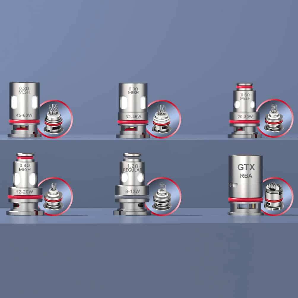 Vaporesso Gtx Coils Lineup