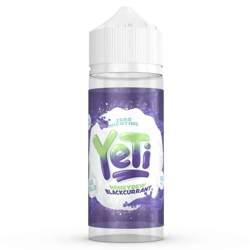 Honeydew Blackcurrant Yeti Ice Cold Shortfill 100ml