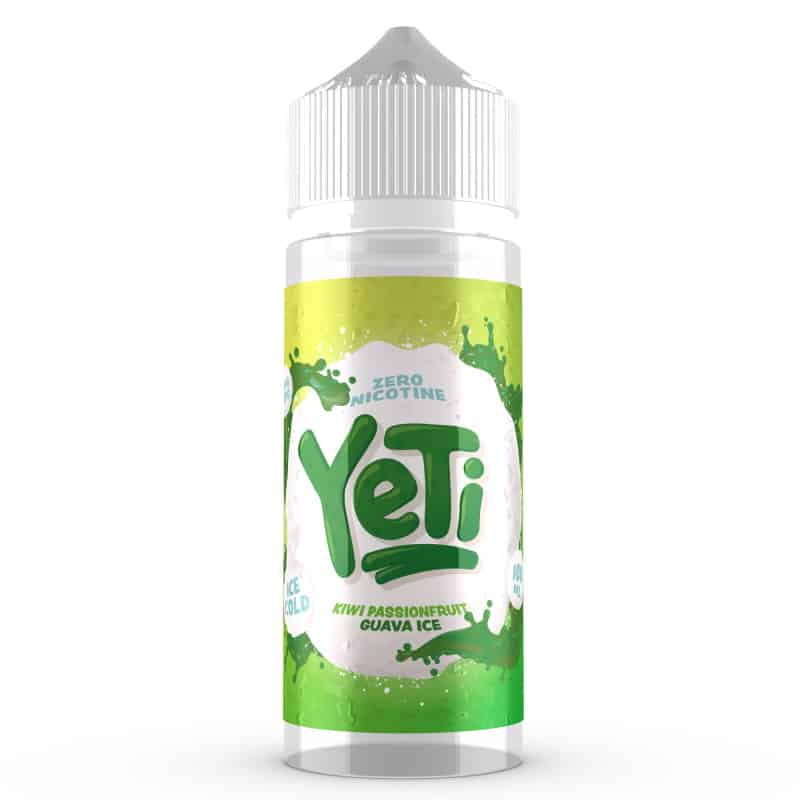 Kiwi Passionfruit Guava Ice Yeti Ice Cold Shortfill 100ml